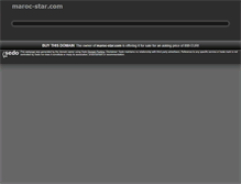 Tablet Screenshot of maroc-star.com